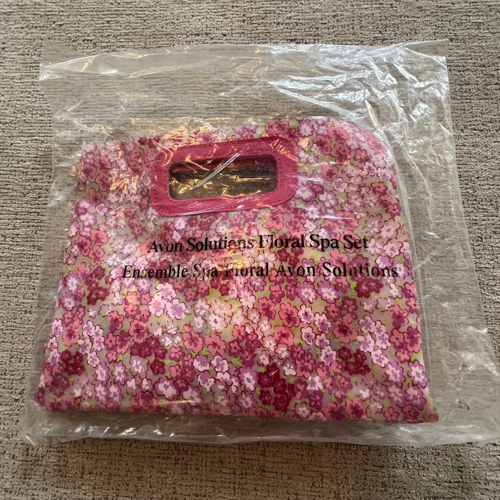 Vintage Avon Cosmetic Bags Lot 10pc New‎ in Packaging Floral Metallic Organizer